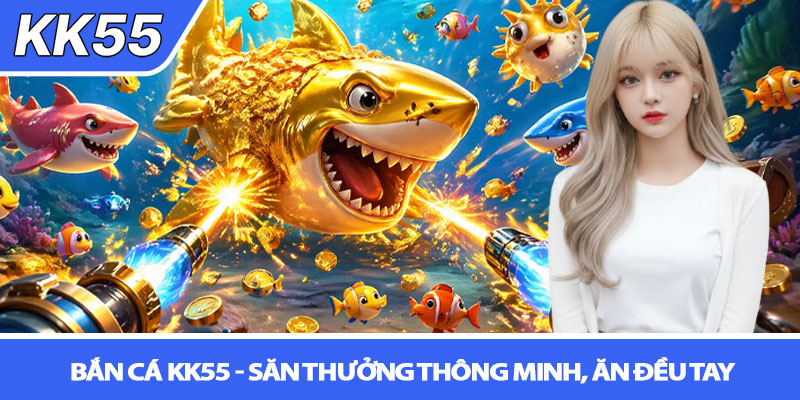 Bắn cá KK55 - Săn thưởng thông minh, ăn đều tay 1 Bắn cá KK55 - Săn thưởng thông minh, ăn đều tay